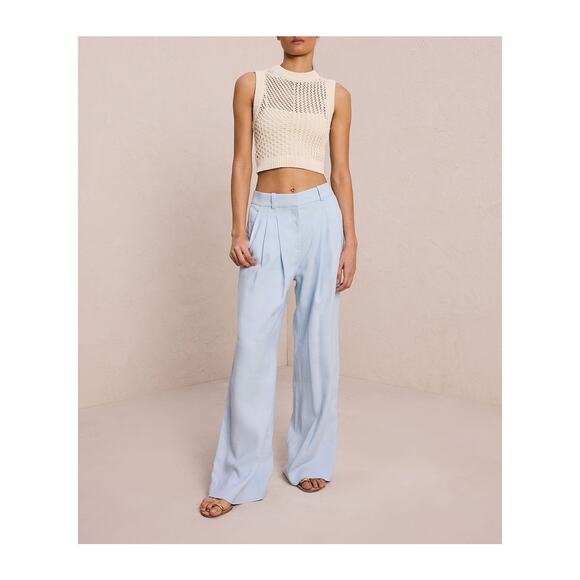 Alc Ltd 'Beuden' White Crochet Knit Top Size M - Picture 1 of 5